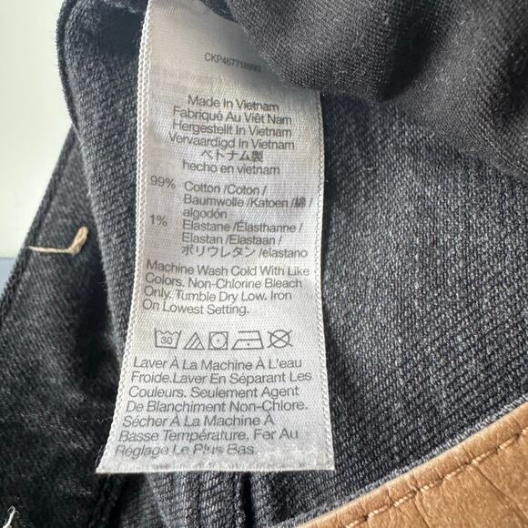 Madewell The Mid-Rise Perfect Vintage Jeans Clean Black Wash, 25 - Picture 6 of 7